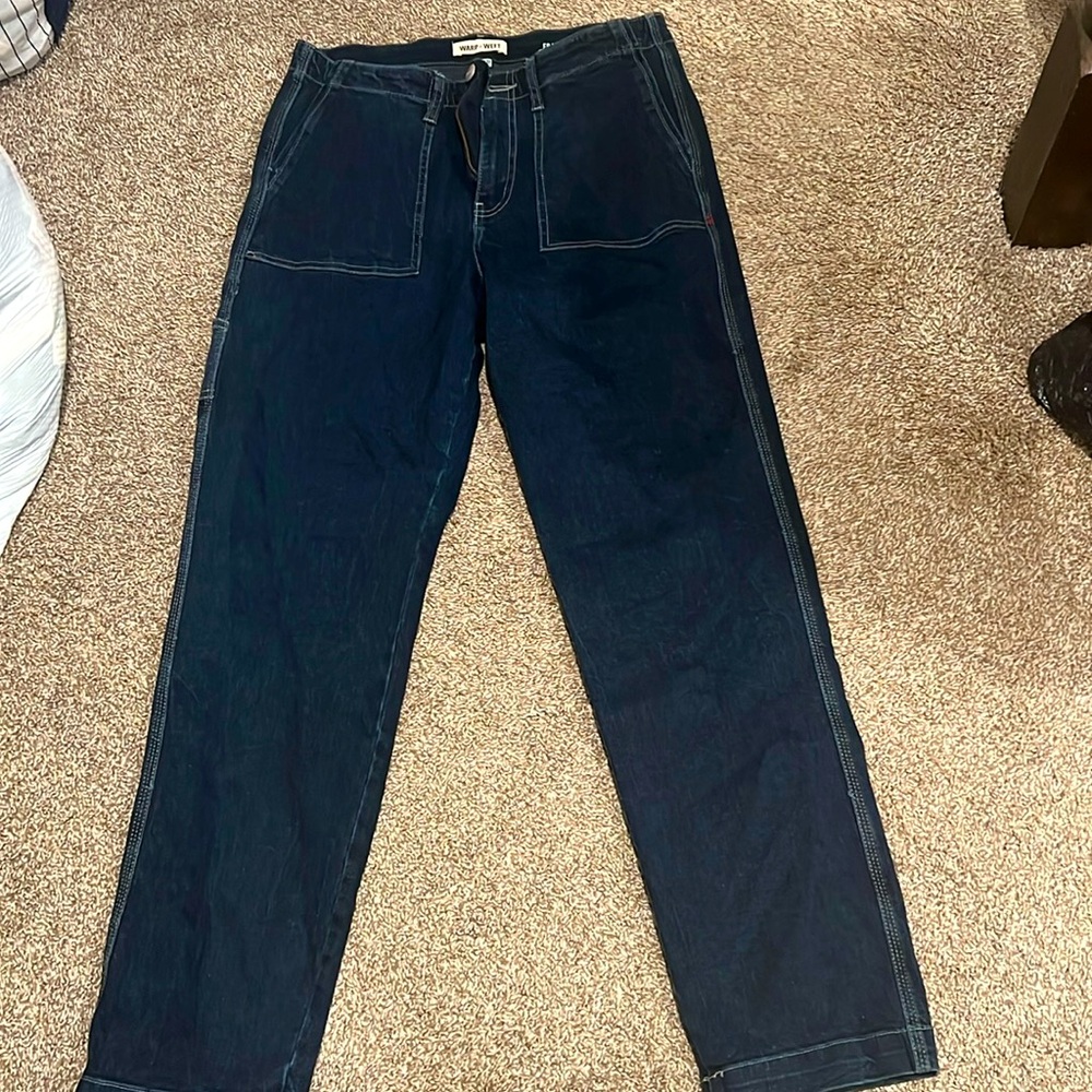 Dark Blue Carpenter Jeana